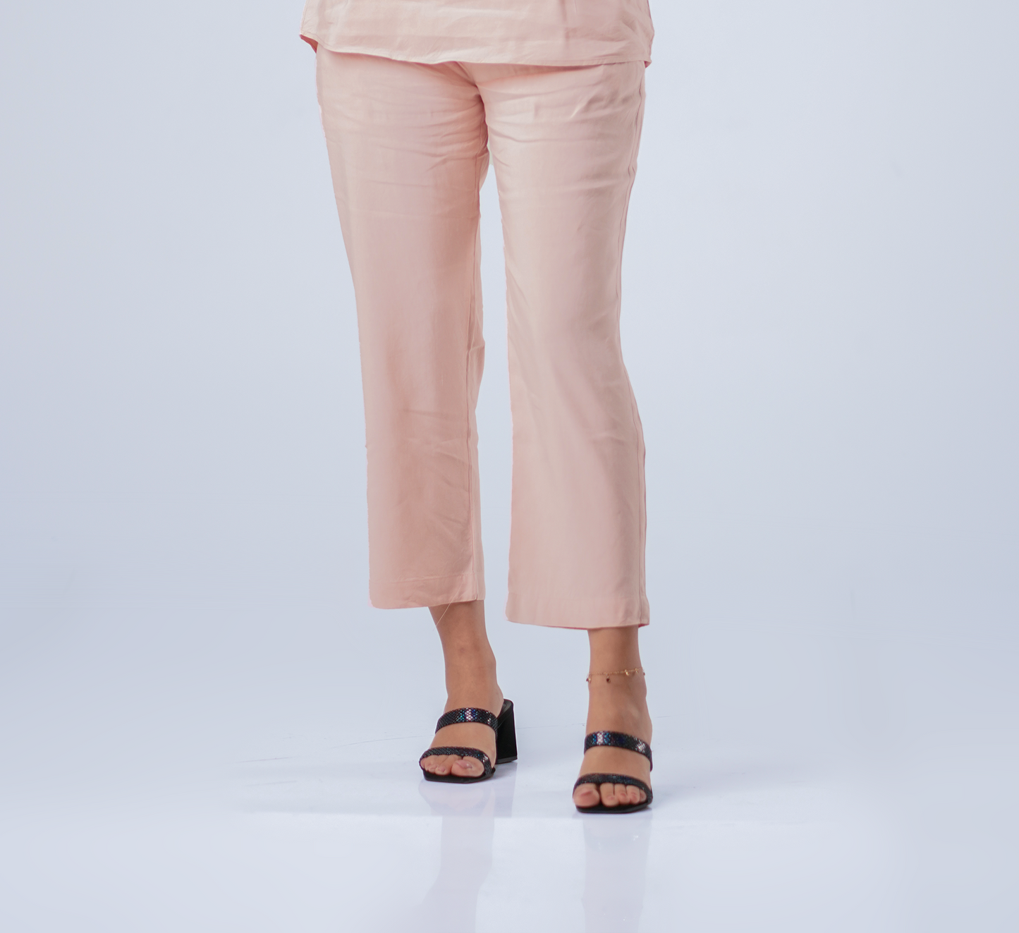 WOMEN CLASSIC LINEN SET - PINK